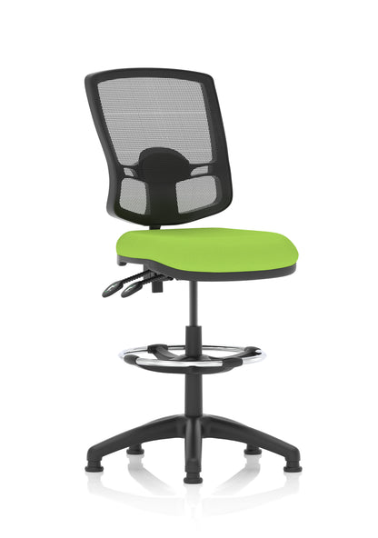 Eclipse Plus II Deluxe Mesh Back Task Operator Office Chair - Multiple Arm Options - Draughtsman Kit Option - Available in 20 Colour Choices