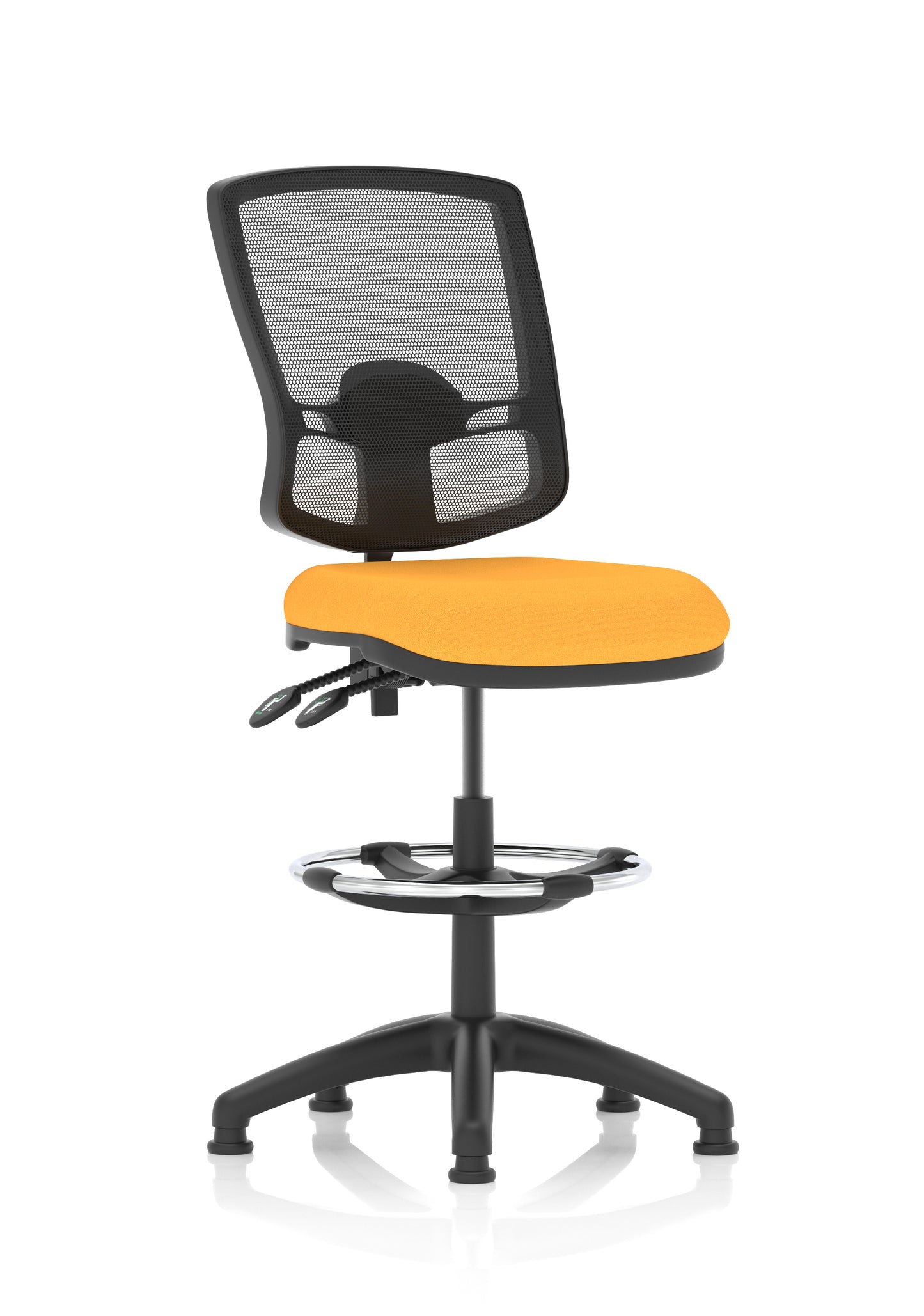 Eclipse Plus II Deluxe Mesh Back Task Operator Office Chair - Multiple Arm Options - Draughtsman Kit Option - Available in 20 Colour Choices