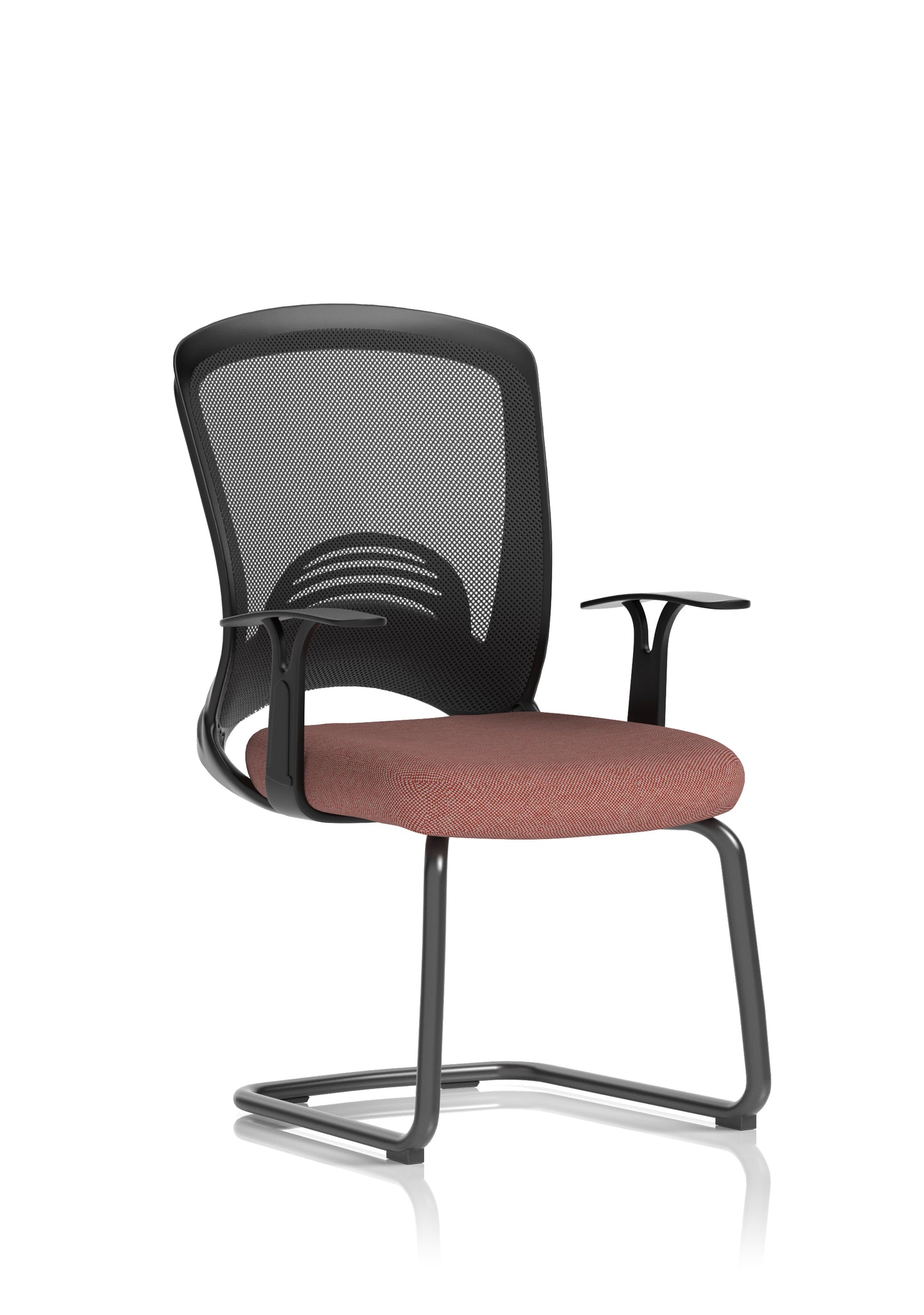 Astro Mesh Back and Fabric Seat Cantilever Visitor Chair