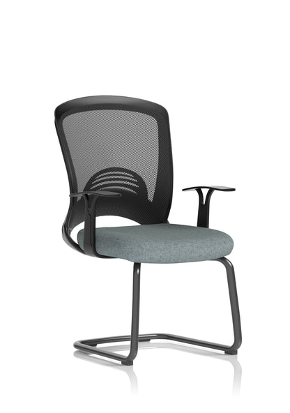 Astro Mesh Back and Fabric Seat Cantilever Visitor Chair