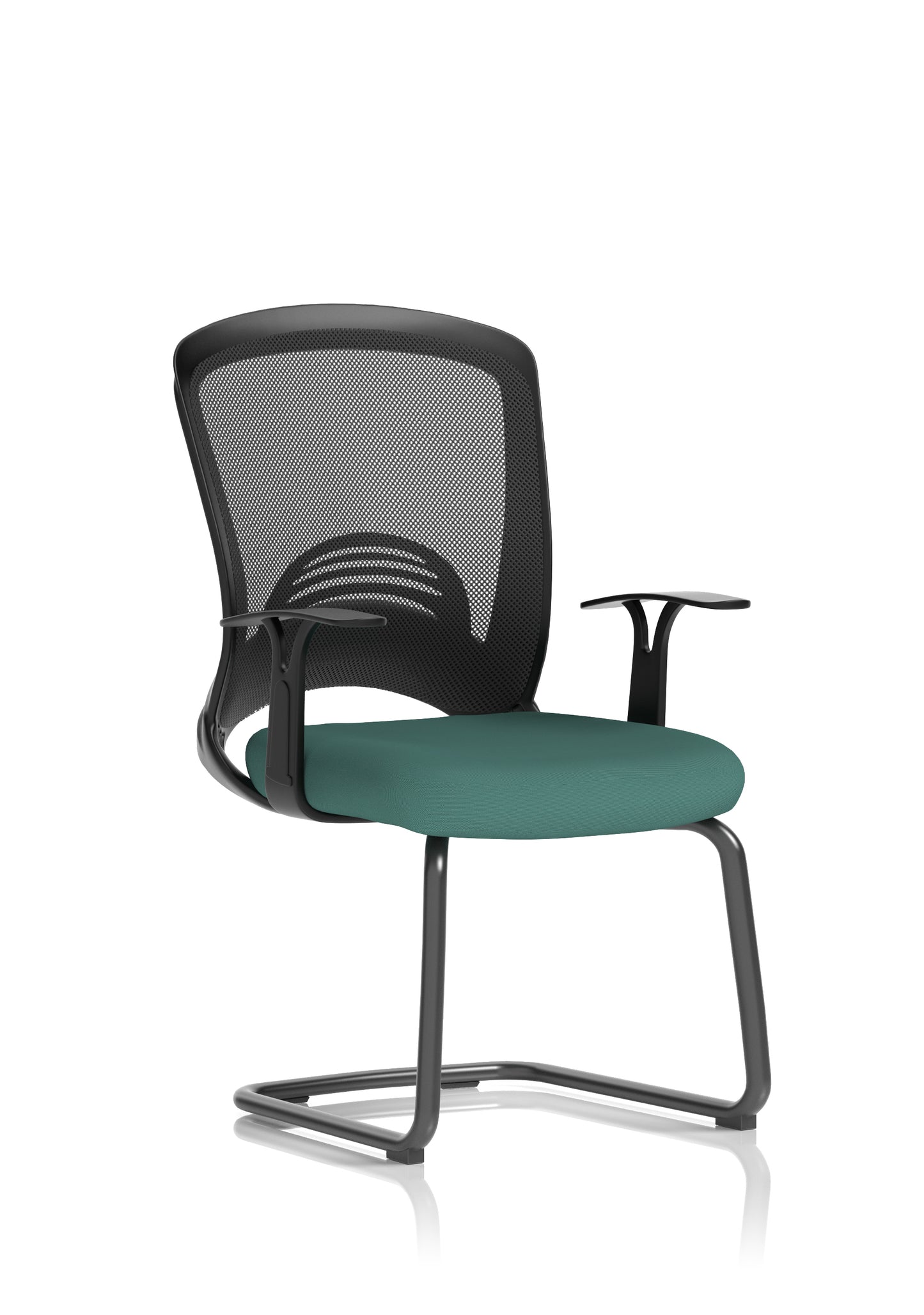 Astro Mesh Back and Fabric Seat Cantilever Visitor Chair
