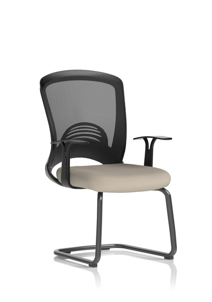 Astro Mesh Back and Fabric Seat Cantilever Visitor Chair