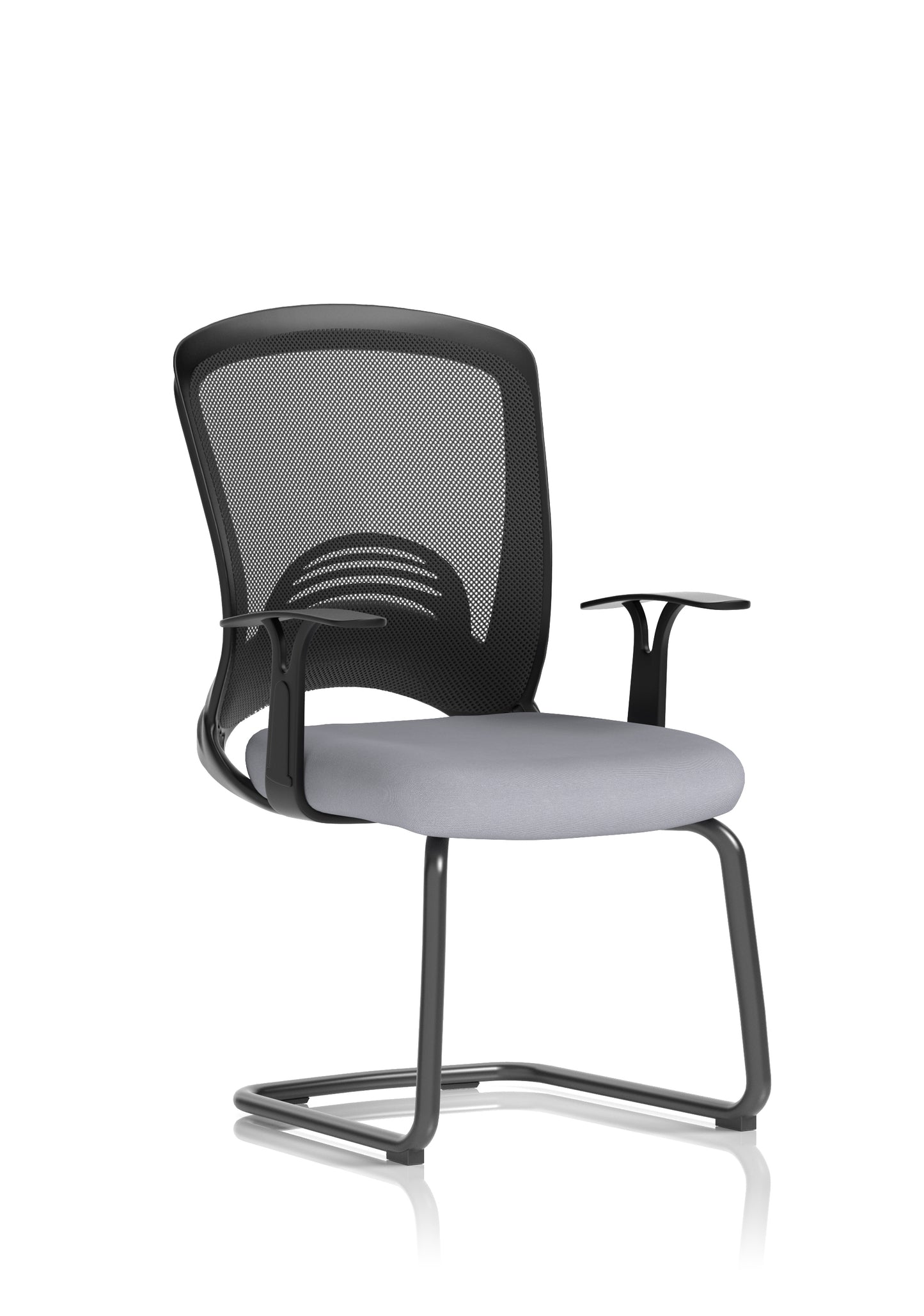 Astro Mesh Back and Fabric Seat Cantilever Visitor Chair