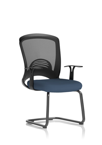 Astro Mesh Back and Fabric Seat Cantilever Visitor Chair