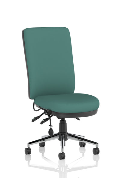 Chiro High Back Fabric Task Operator Office Chair - Available in 20 Colour Choices