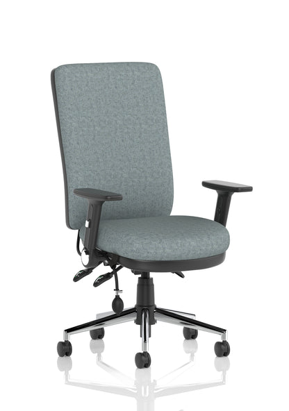 Chiro High Back Fabric Task Operator Office Chair - Available in 20 Colour Choices