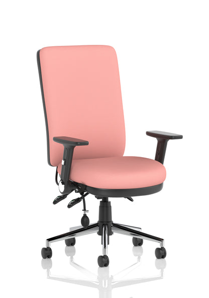 Chiro High Back Fabric Task Operator Office Chair - Available in 20 Colour Choices