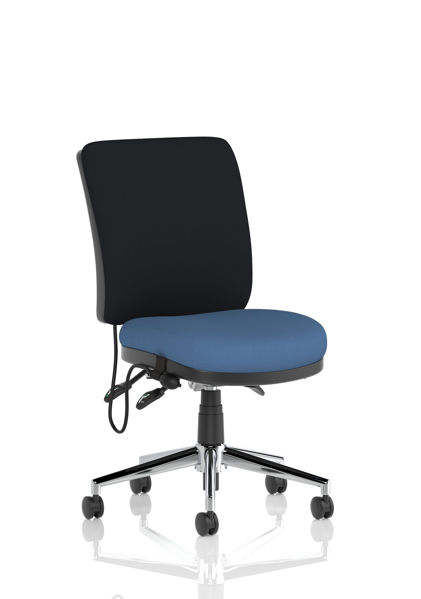 Chiro Medium Back Fabric Task Operator Office Chair - Available in 20 Colour Choices