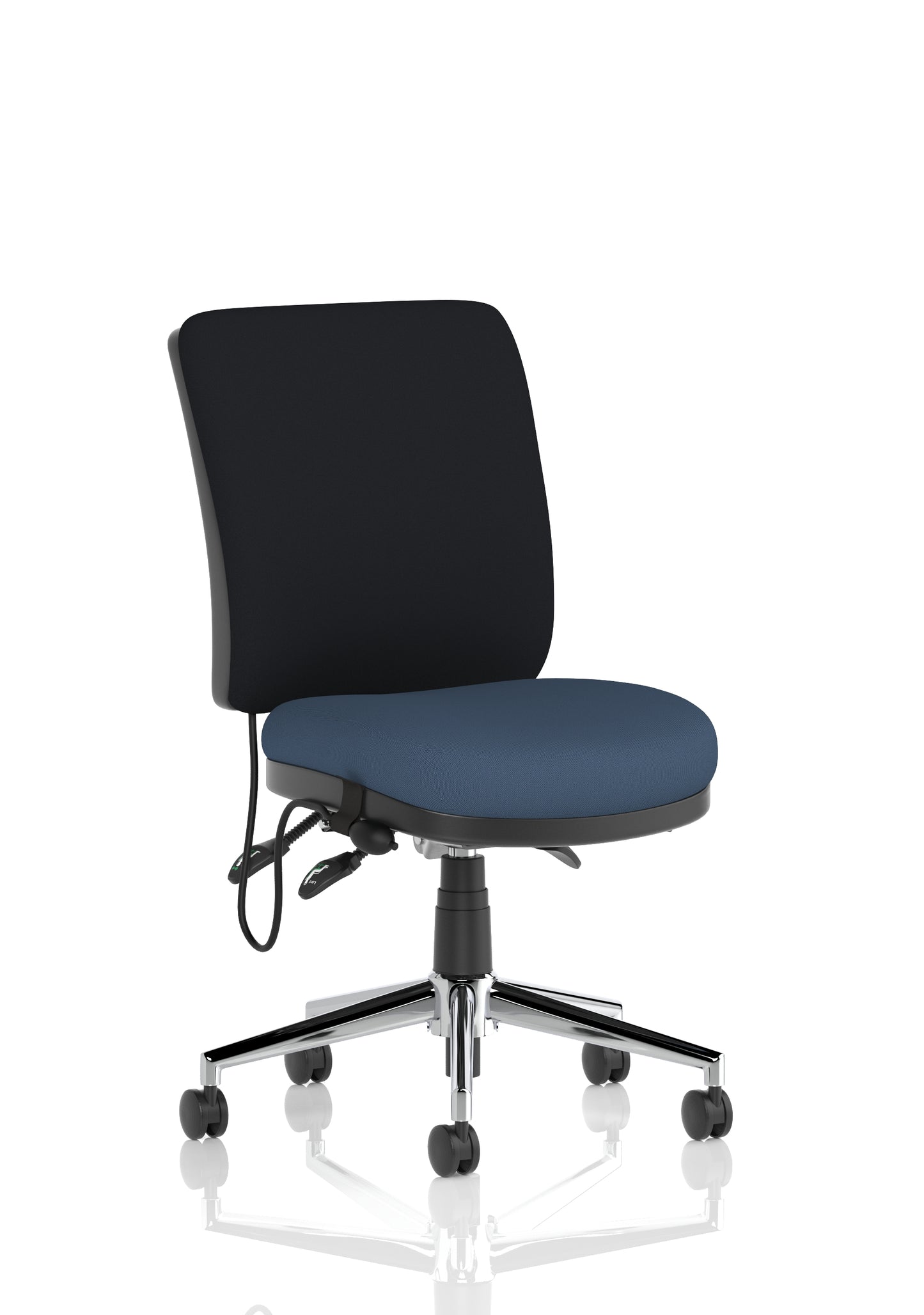 Chiro Medium Back Fabric Task Operator Office Chair - Available in 20 Colour Choices