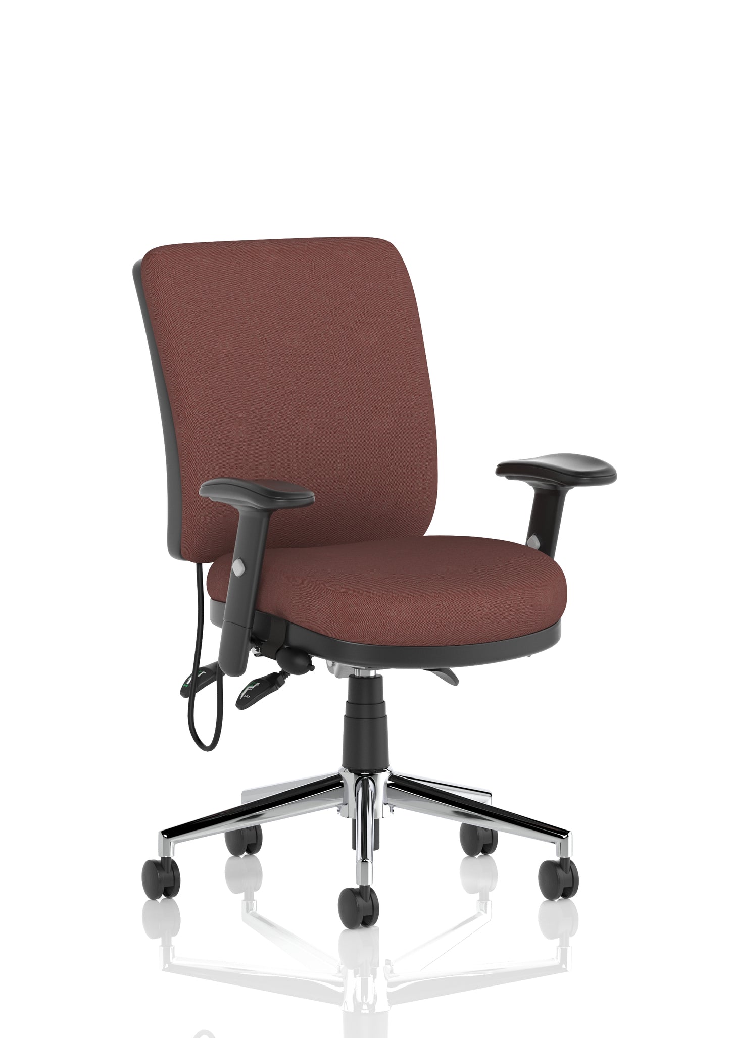 Chiro Medium Back Fabric Task Operator Office Chair - Available in 20 Colour Choices