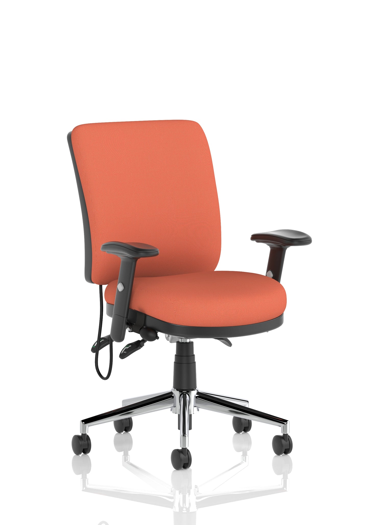 Chiro Medium Back Fabric Task Operator Office Chair - Available in 20 Colour Choices