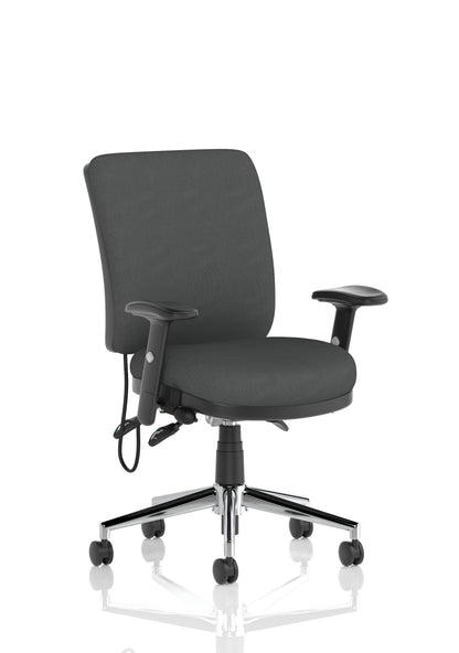 Chiro Medium Back Fabric Task Operator Office Chair - Available in 20 Colour Choices