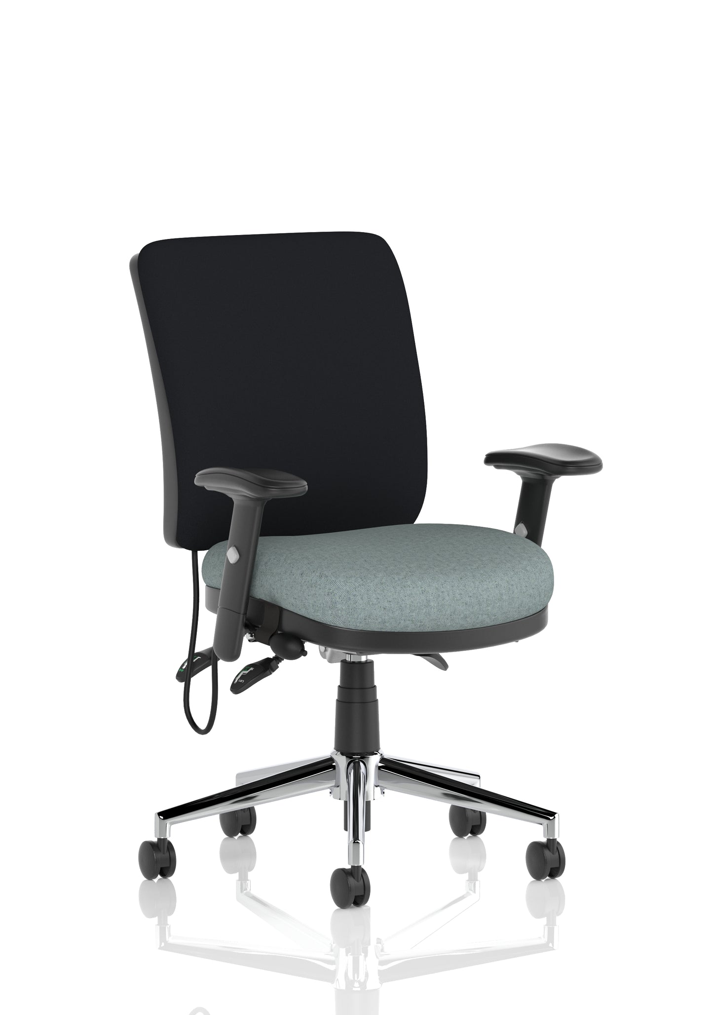 Chiro Medium Back Fabric Task Operator Office Chair - Available in 20 Colour Choices