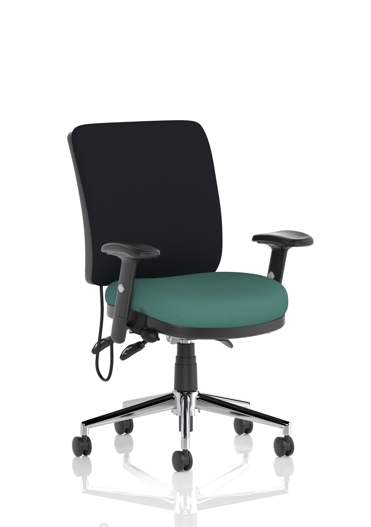 Chiro Medium Back Fabric Task Operator Office Chair - Available in 20 Colour Choices