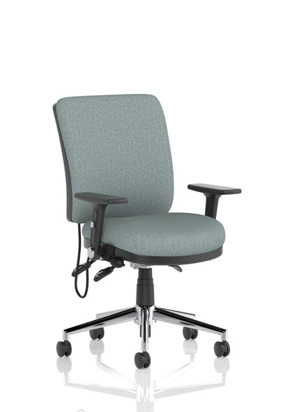 Chiro Medium Back Fabric Task Operator Office Chair - Available in 20 Colour Choices