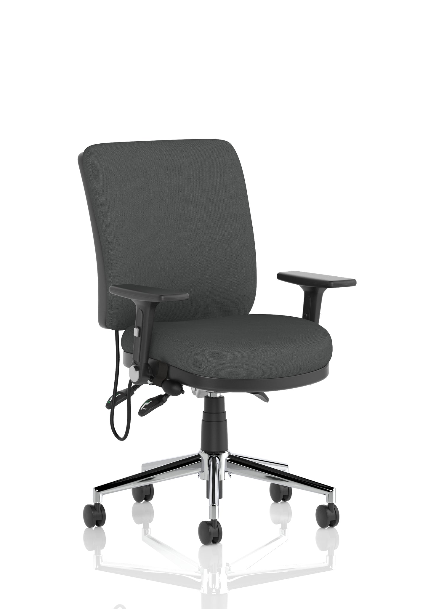 Chiro Medium Back Fabric Task Operator Office Chair - Available in 20 Colour Choices