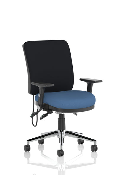 Chiro Medium Back Fabric Task Operator Office Chair - Available in 20 Colour Choices
