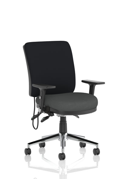 Chiro Medium Back Fabric Task Operator Office Chair - Available in 20 Colour Choices