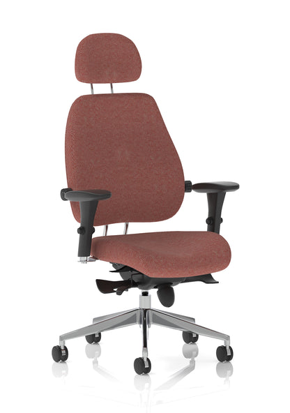 Chiro Plus Ultimate High Back Ergonomic Posture Chair with Arms and Headrest -  - Available in 20 Colour Choices