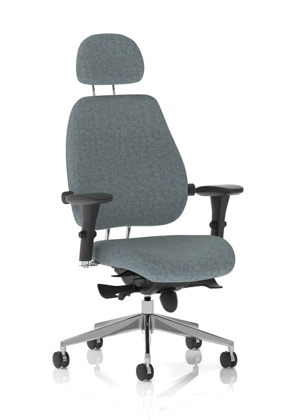 Chiro Plus Ultimate High Back Ergonomic Posture Chair with Arms and Headrest -  - Available in 20 Colour Choices