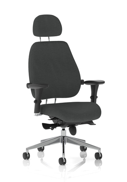 Chiro Plus Ultimate High Back Ergonomic Posture Chair with Arms and Headrest -  - Available in 20 Colour Choices