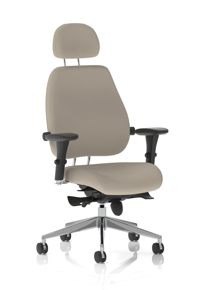 Chiro Plus Ultimate High Back Ergonomic Posture Chair with Arms and Headrest -  - Available in 20 Colour Choices