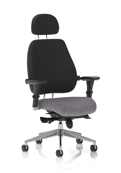 Chiro Plus Ultimate High Back Ergonomic Posture Chair with Arms and Headrest -  - Available in 20 Colour Choices