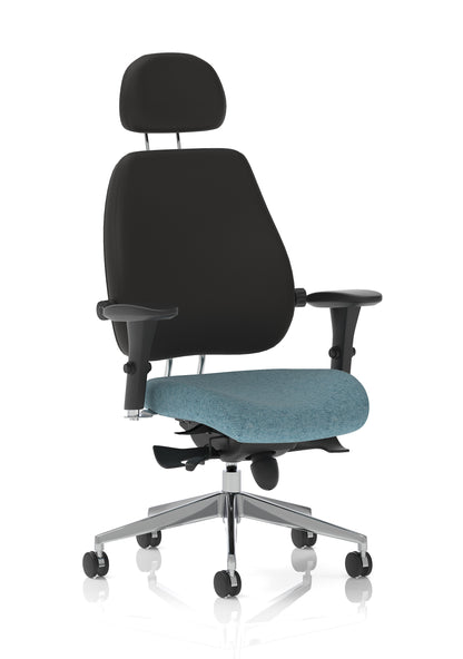 Chiro Plus Ultimate High Back Ergonomic Posture Chair with Arms and Headrest -  - Available in 20 Colour Choices