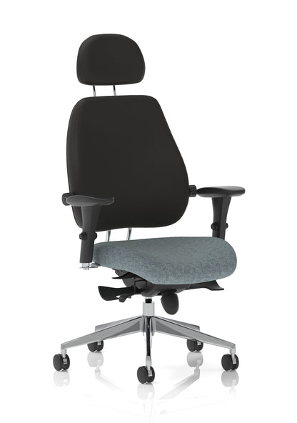 Chiro Plus Ultimate High Back Ergonomic Posture Chair with Arms and Headrest -  - Available in 20 Colour Choices