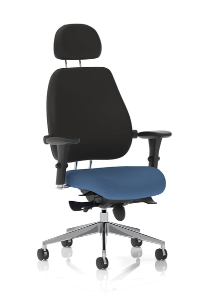 Chiro Plus Ultimate High Back Ergonomic Posture Chair with Arms and Headrest -  - Available in 20 Colour Choices
