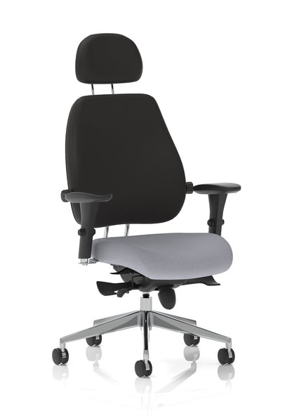 Chiro Plus Ultimate High Back Ergonomic Posture Chair with Arms and Headrest -  - Available in 20 Colour Choices