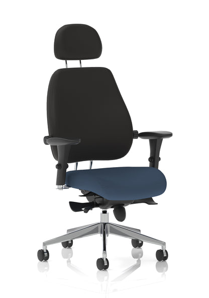 Chiro Plus Ultimate High Back Ergonomic Posture Chair with Arms and Headrest -  - Available in 20 Colour Choices