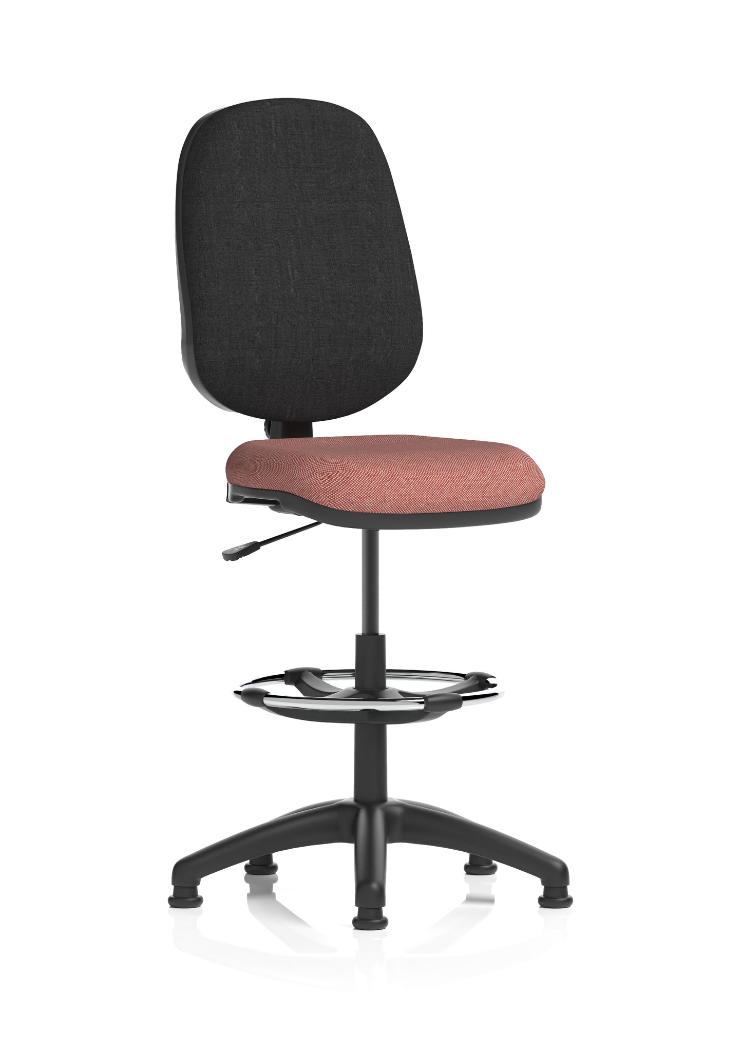 Eclipse Plus I Medium Back Fabric Task Operator with Hi Rise Draughtsman Office Chair