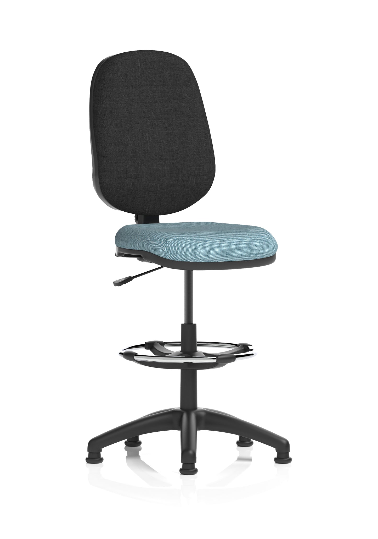 Eclipse Plus I Medium Back Fabric Task Operator with Hi Rise Draughtsman Office Chair
