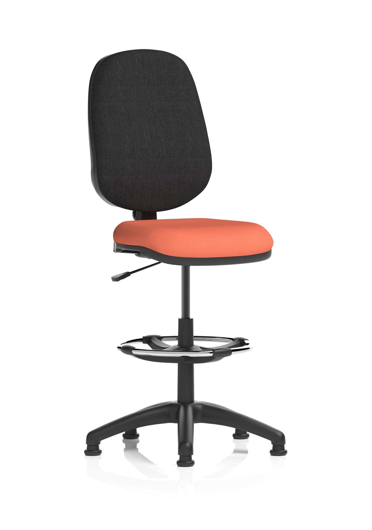 Eclipse Plus I Medium Back Fabric Task Operator with Hi Rise Draughtsman Office Chair