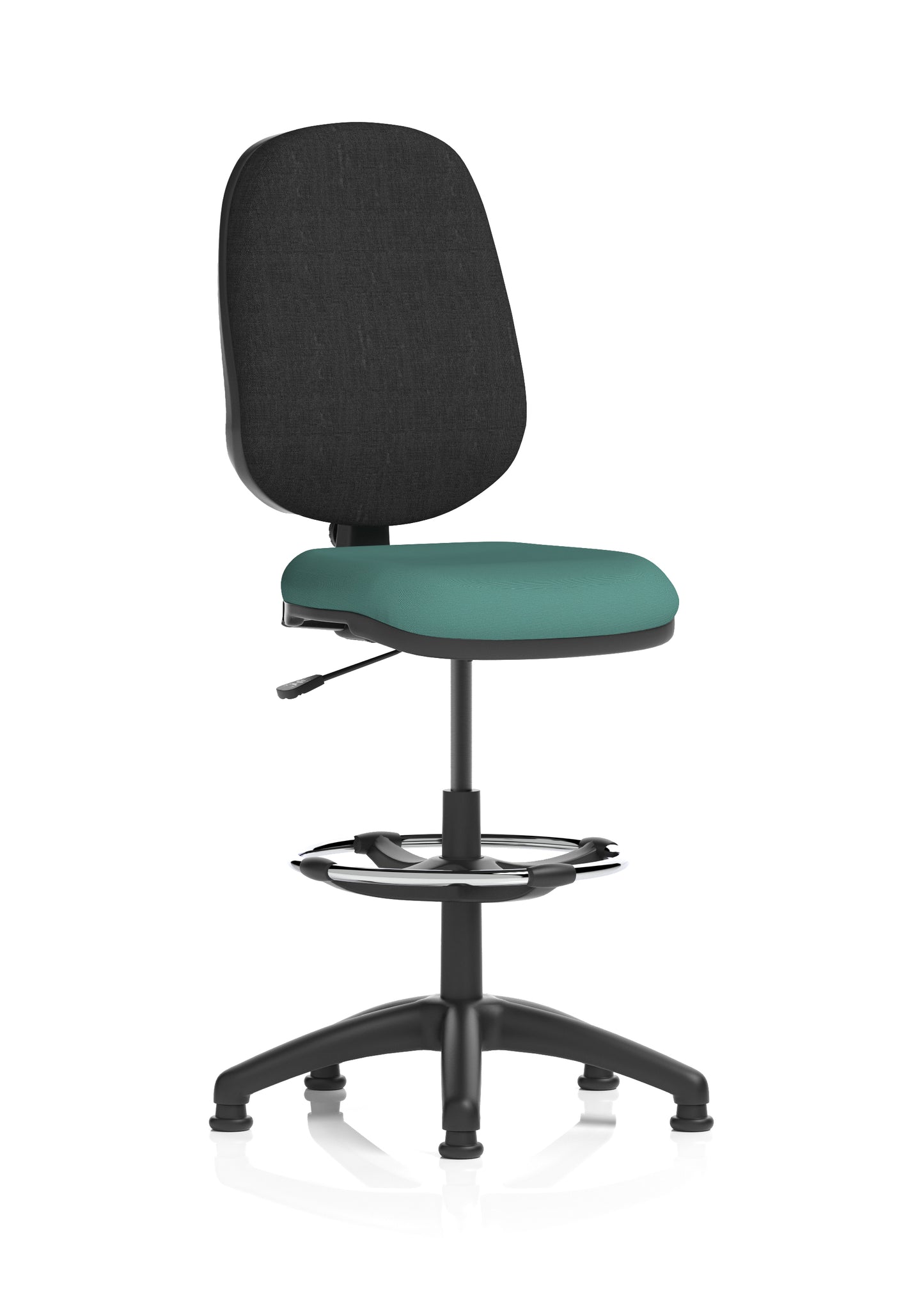 Eclipse Plus I Medium Back Fabric Task Operator with Hi Rise Draughtsman Office Chair