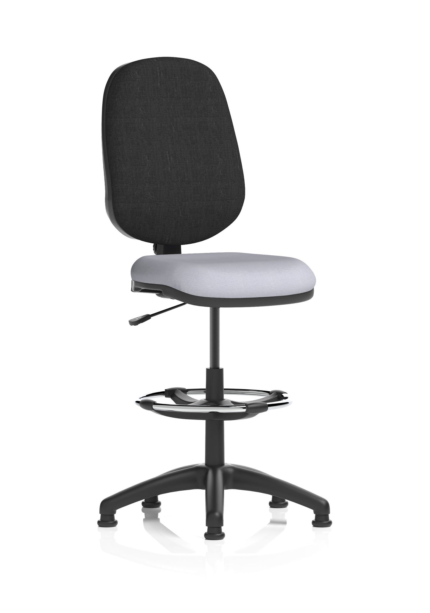 Eclipse Plus I Medium Back Fabric Task Operator with Hi Rise Draughtsman Office Chair
