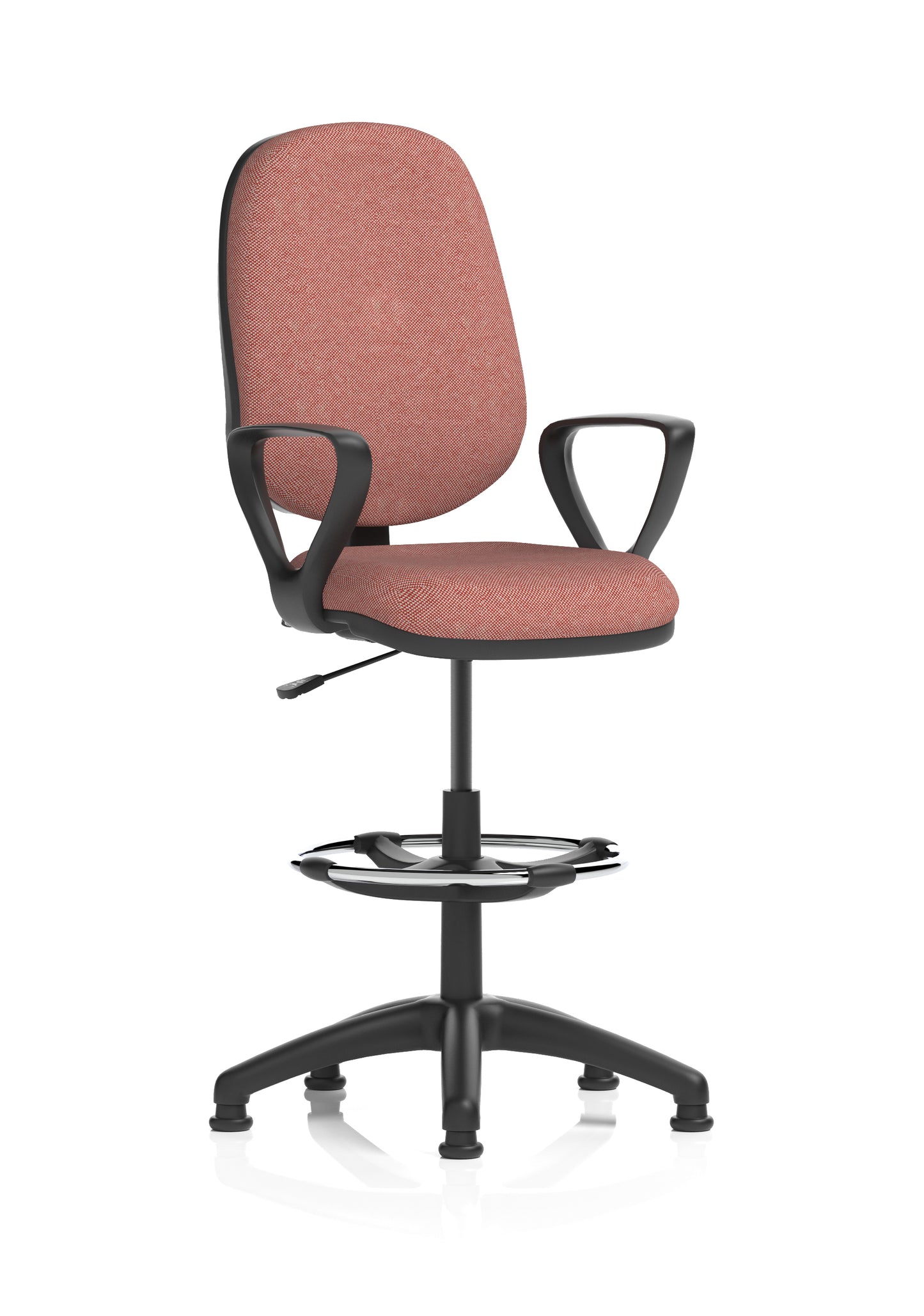 Eclipse Plus I Medium Back Fabric Task Operator with Hi Rise Draughtsman Office Chair