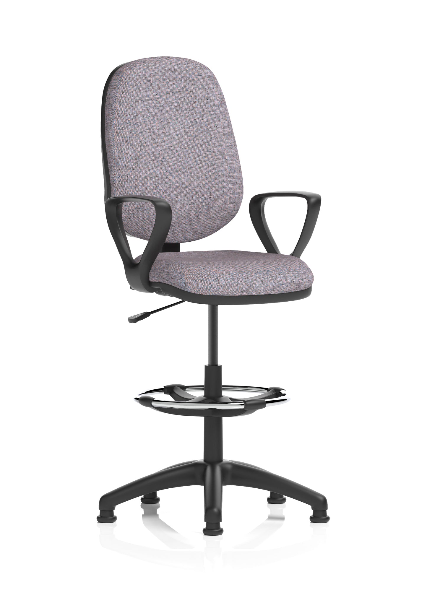 Eclipse Plus I Medium Back Fabric Task Operator with Hi Rise Draughtsman Office Chair