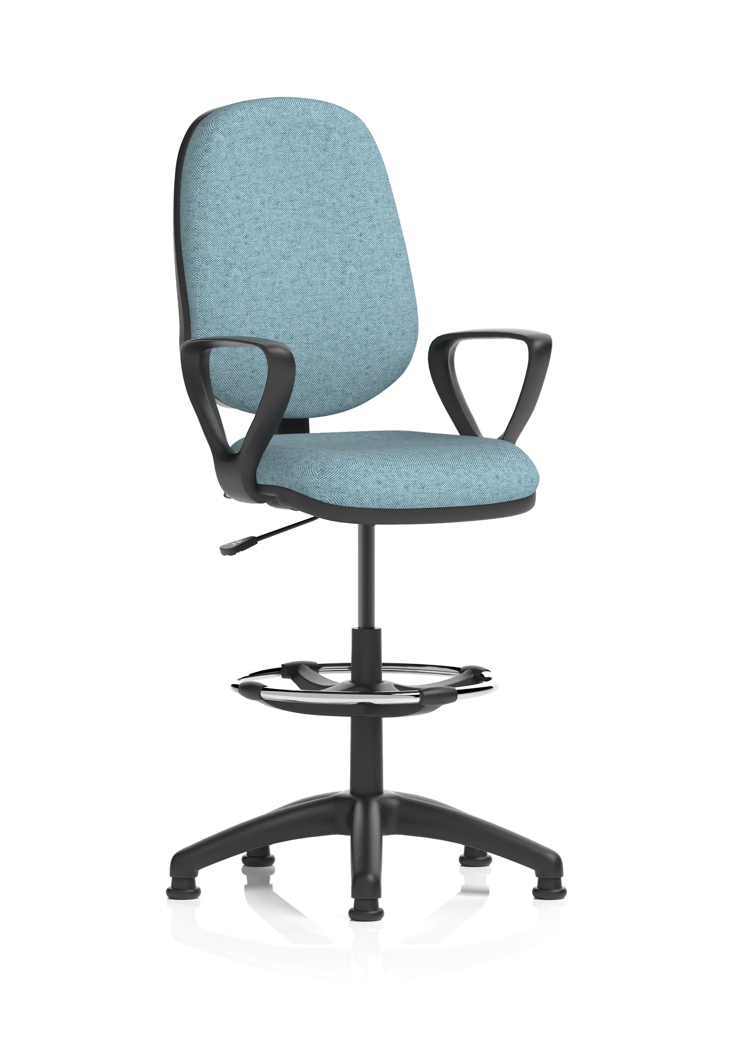 Eclipse Plus I Medium Back Fabric Task Operator with Hi Rise Draughtsman Office Chair