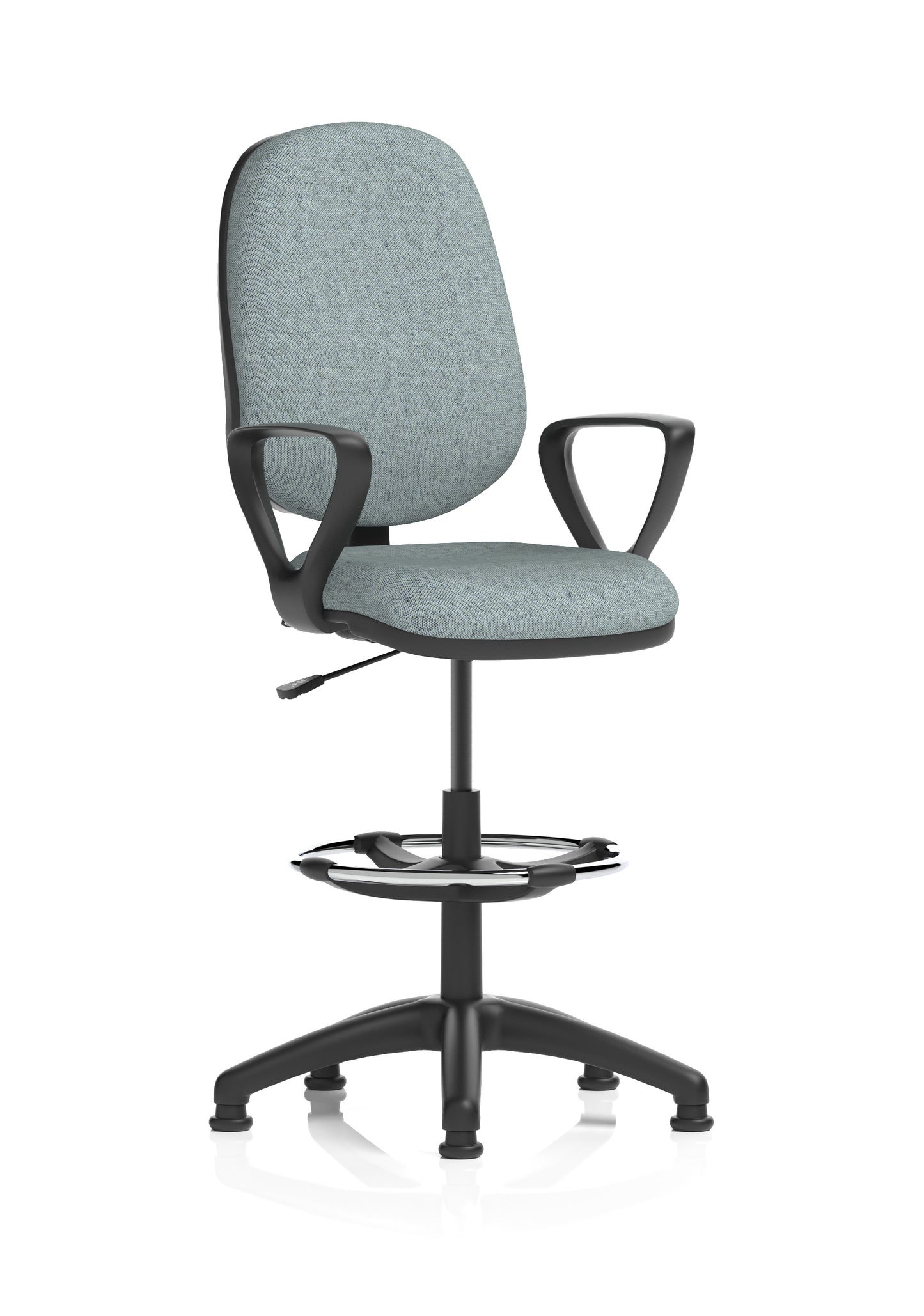 Eclipse Plus I Medium Back Fabric Task Operator with Hi Rise Draughtsman Office Chair