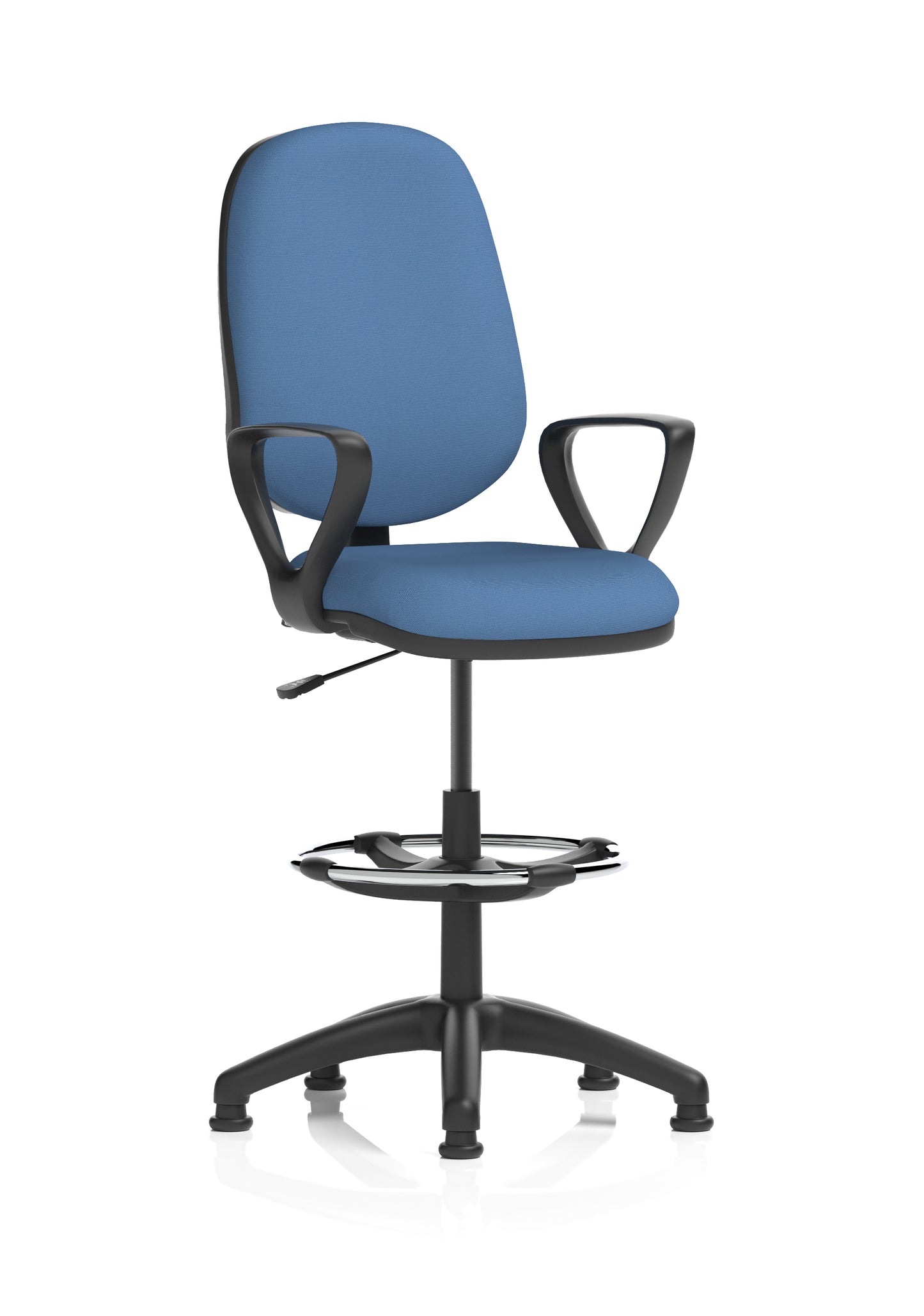 Eclipse Plus I Medium Back Fabric Task Operator with Hi Rise Draughtsman Office Chair
