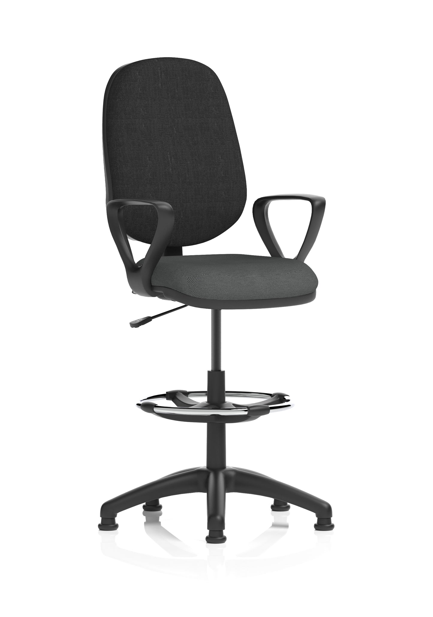 Eclipse Plus I Medium Back Fabric Task Operator with Hi Rise Draughtsman Office Chair