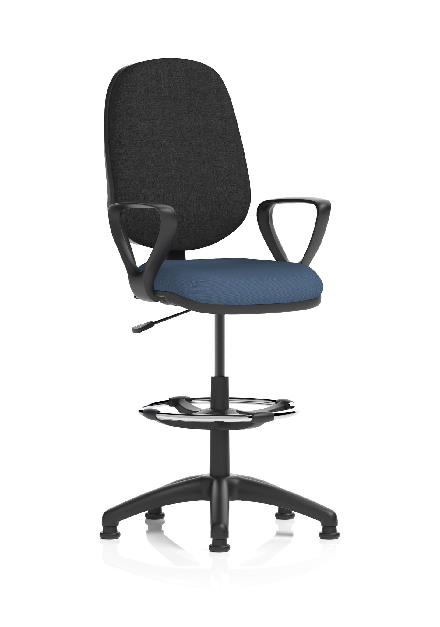 Eclipse Plus I Medium Back Fabric Task Operator with Hi Rise Draughtsman Office Chair