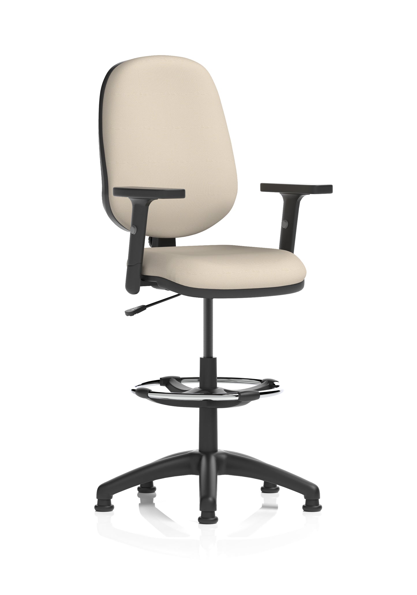Eclipse Plus I Medium Back Fabric Task Operator with Hi Rise Draughtsman Office Chair