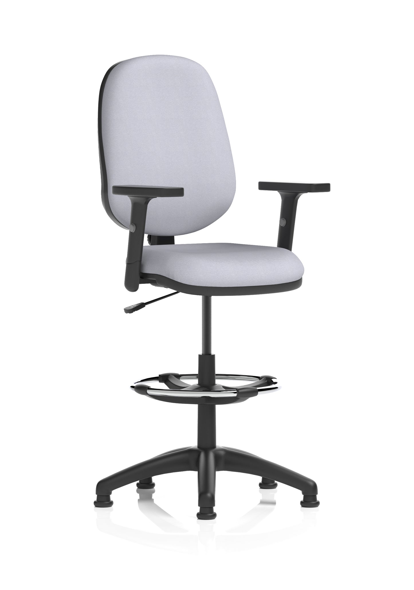 Eclipse Plus I Medium Back Fabric Task Operator with Hi Rise Draughtsman Office Chair