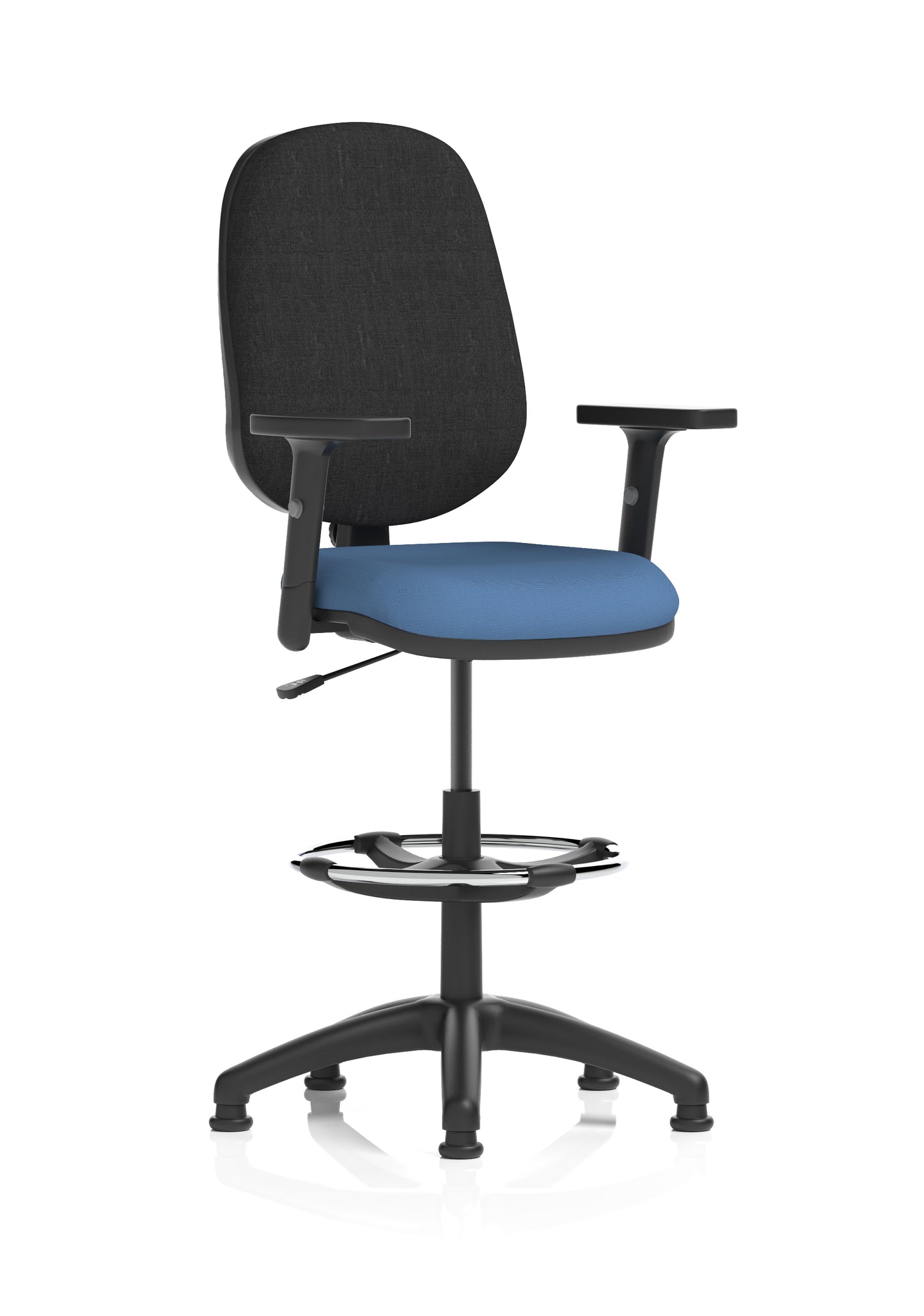 Eclipse Plus I Medium Back Fabric Task Operator with Hi Rise Draughtsman Office Chair