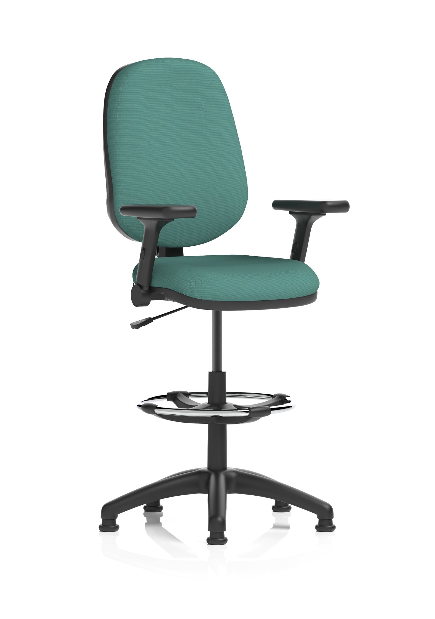 Eclipse Plus I Medium Back Fabric Task Operator with Hi Rise Draughtsman Office Chair