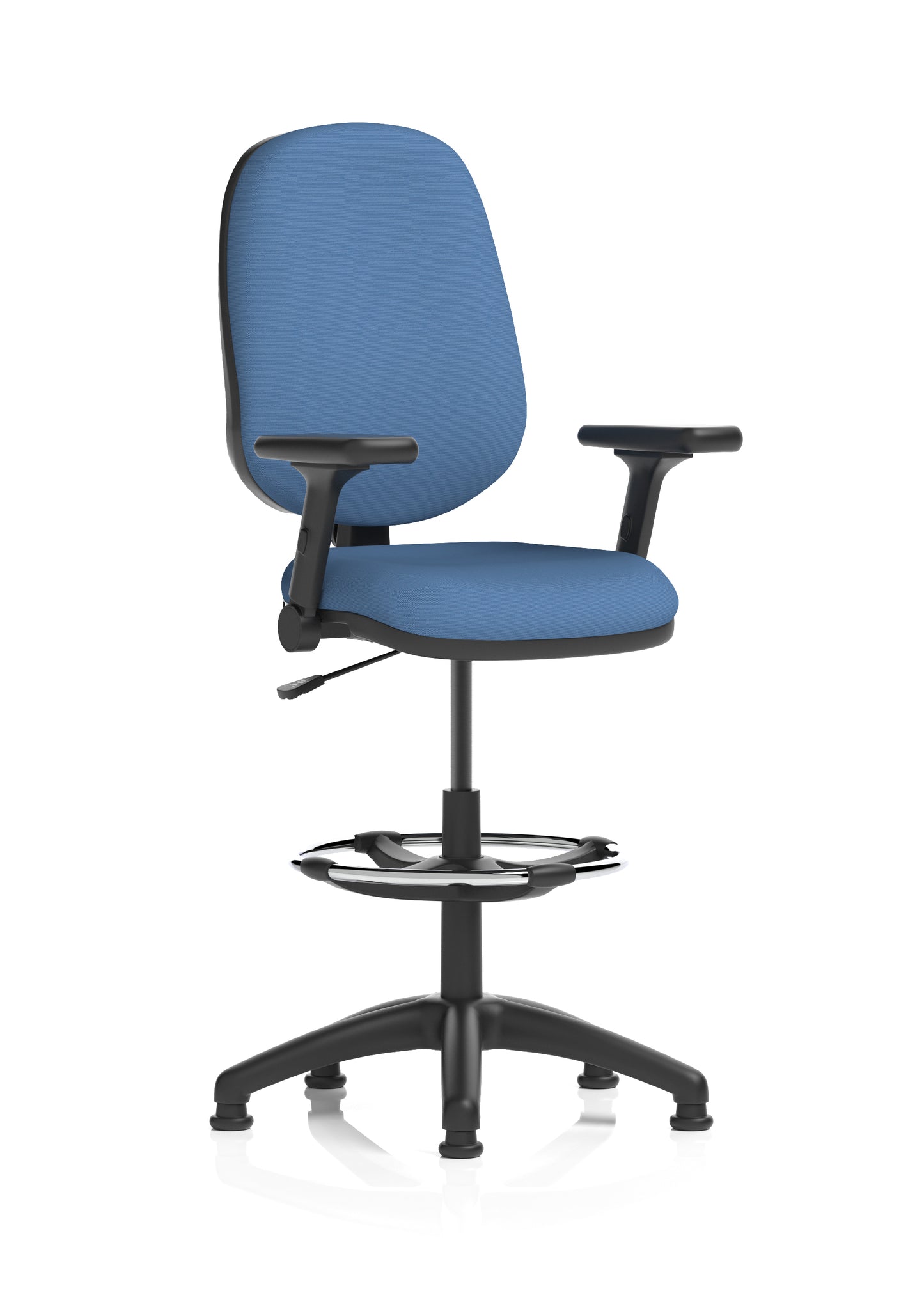 Eclipse Plus I Medium Back Fabric Task Operator with Hi Rise Draughtsman Office Chair