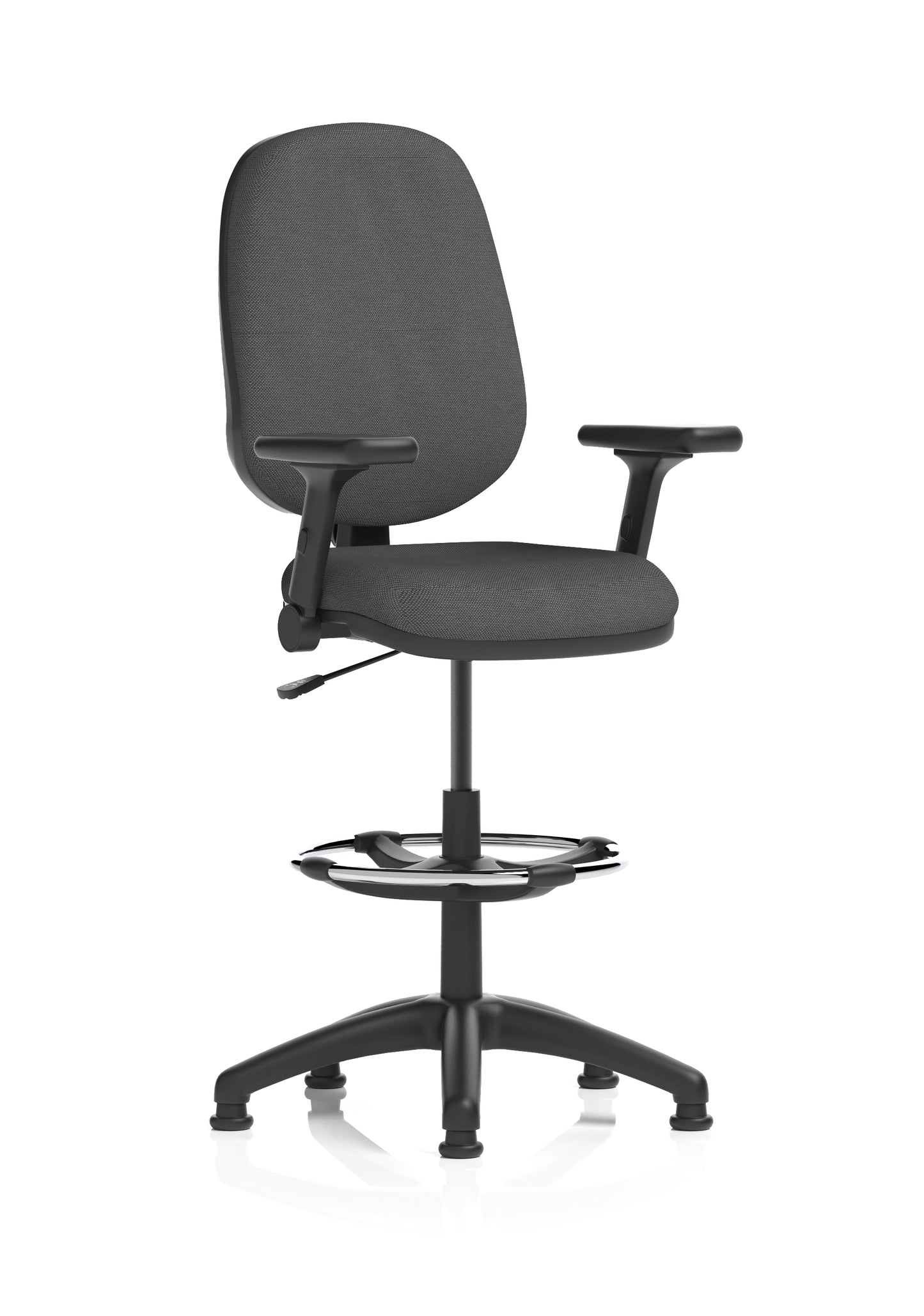 Eclipse Plus I Medium Back Fabric Task Operator with Hi Rise Draughtsman Office Chair